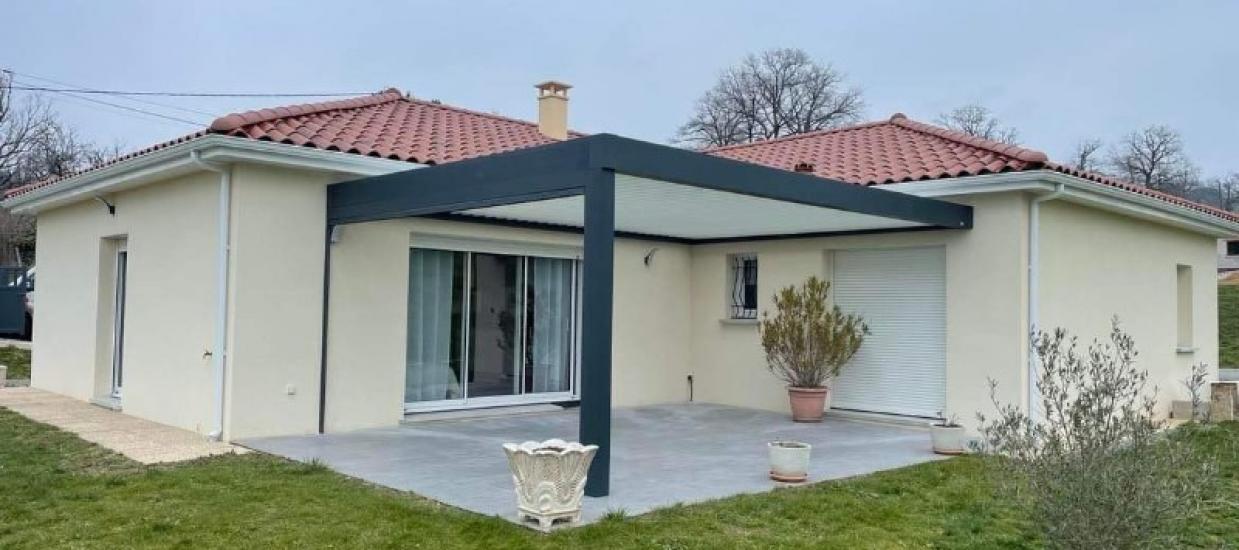 Installation d'une pergola bioclimatique aluminium autour de Maurs