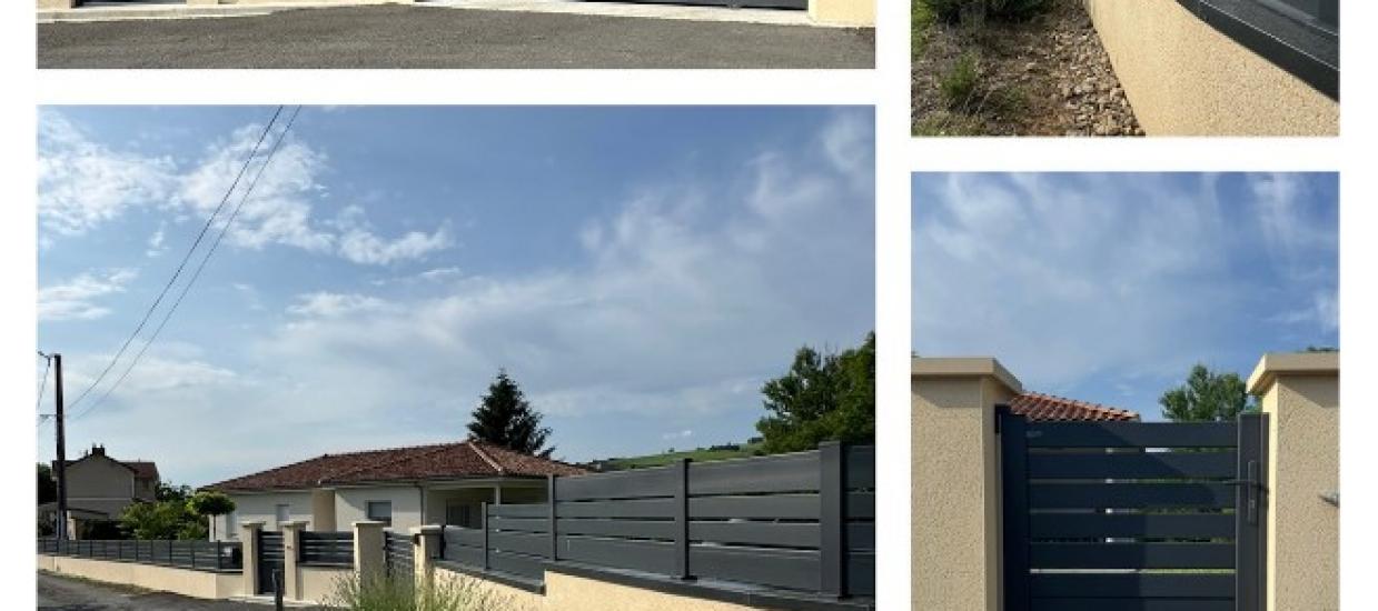 Installation d'une clôture, d'un portillon, d'un portail est d'une motorisation à Firmi par MSL FERMETURES 