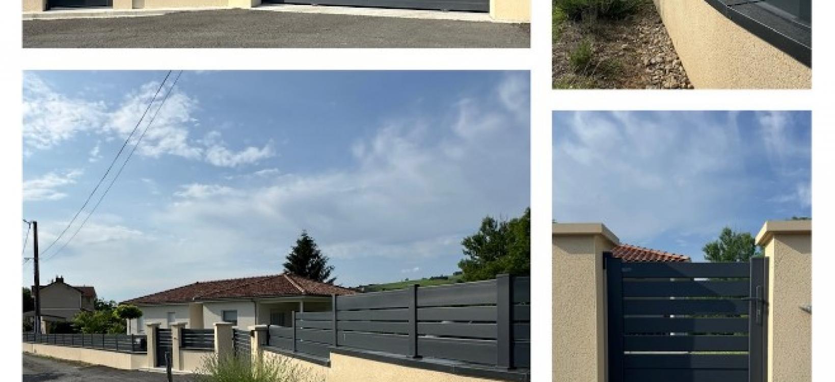 Installation d'une clôture, d'un portillon, d'un portail est d'une motorisation à Firmi par MSL FERMETURES 